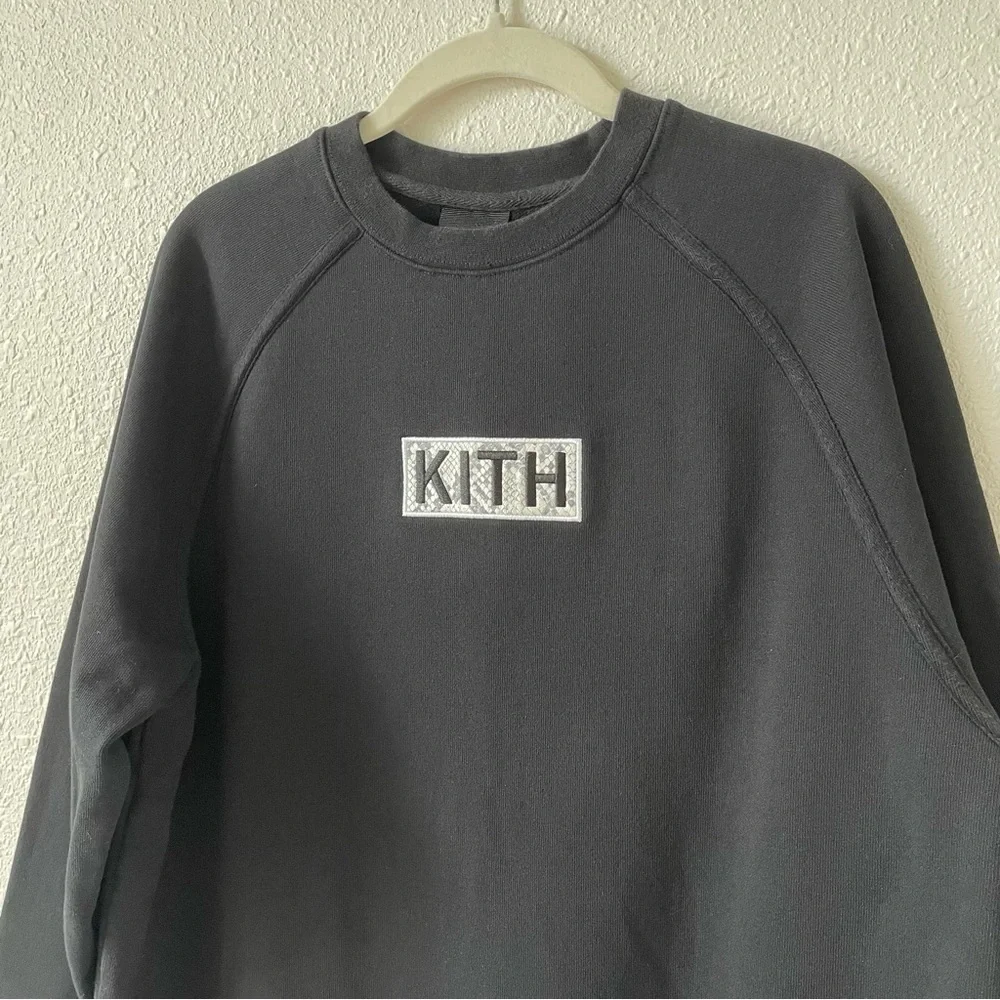 Kith for MLB Los Angeles Dodgers Arched Crewneck Size Small Varsity Sports Retro - Picture 3 of 9